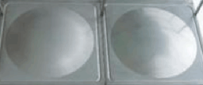 處理後不鏽鋼表麵